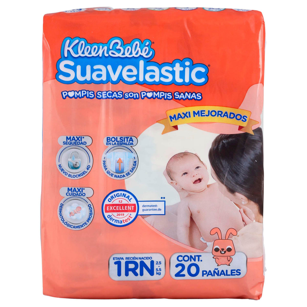 Pañal Kleen Bebe Suavelastic Recien Nacido Etp Con 20 — WeCare