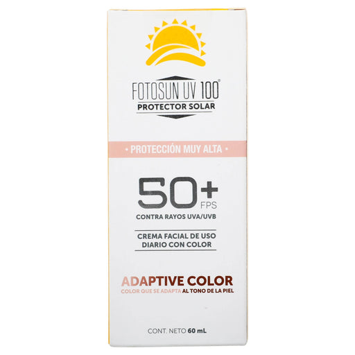 Bloqueador Fotosun Uv Con Color 100 Fps50 Crema 60Ml - WeCare Pharma