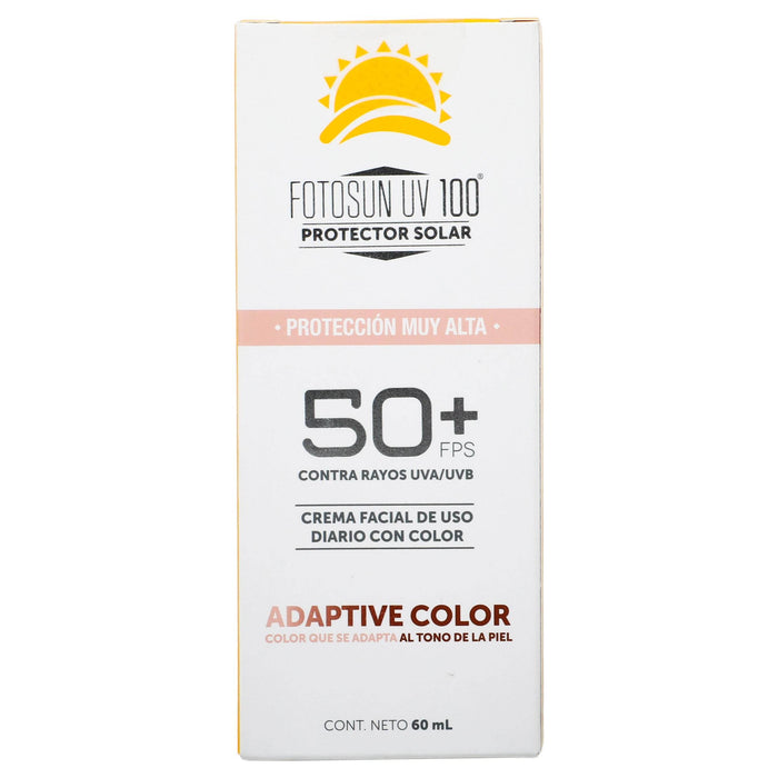 Bloqueador Fotosun Uv Con Color 100 Fps50 Crema 60Ml - WeCare Pharma