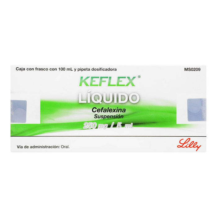 Keflex Liquido Suspensión 250Mg/5Ml 100Ml (Cefalexina) - WeCare Pharma