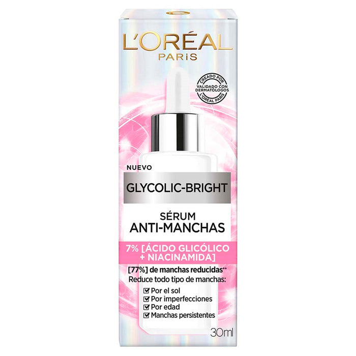 Loreal Paris Serum Glycolic-Bright 30Ml - WeCare Pharma