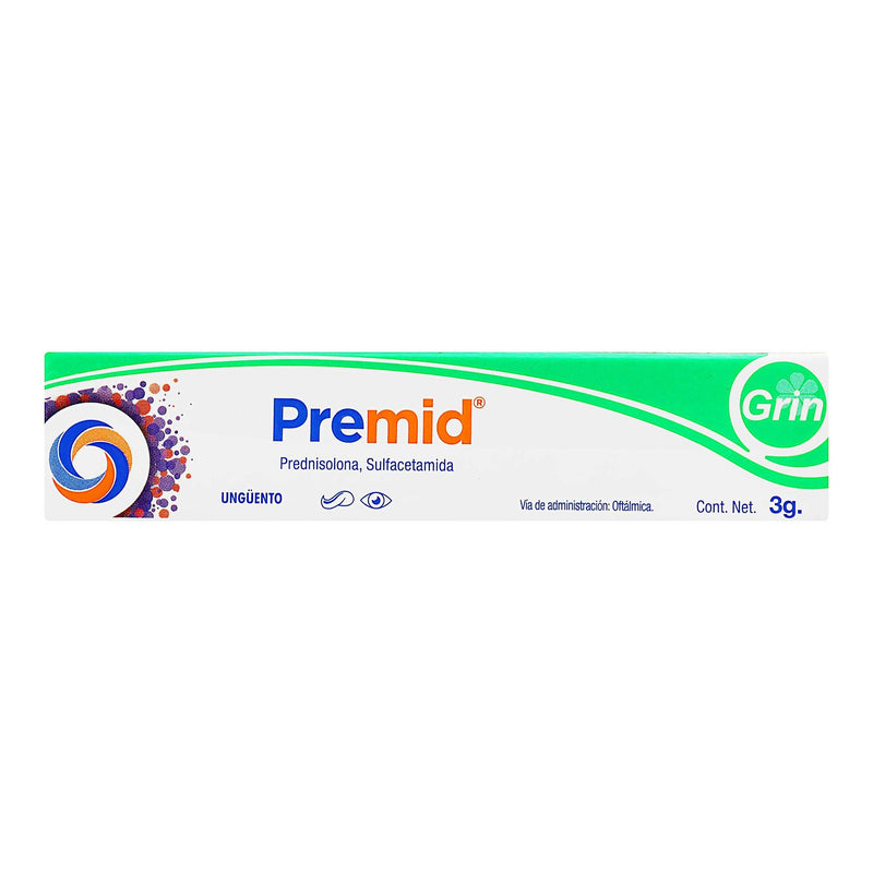 Premid Ung 100Mg/5Mg/G 3G (Prednisolona/Sulfacetamida) - WeCare Pharma