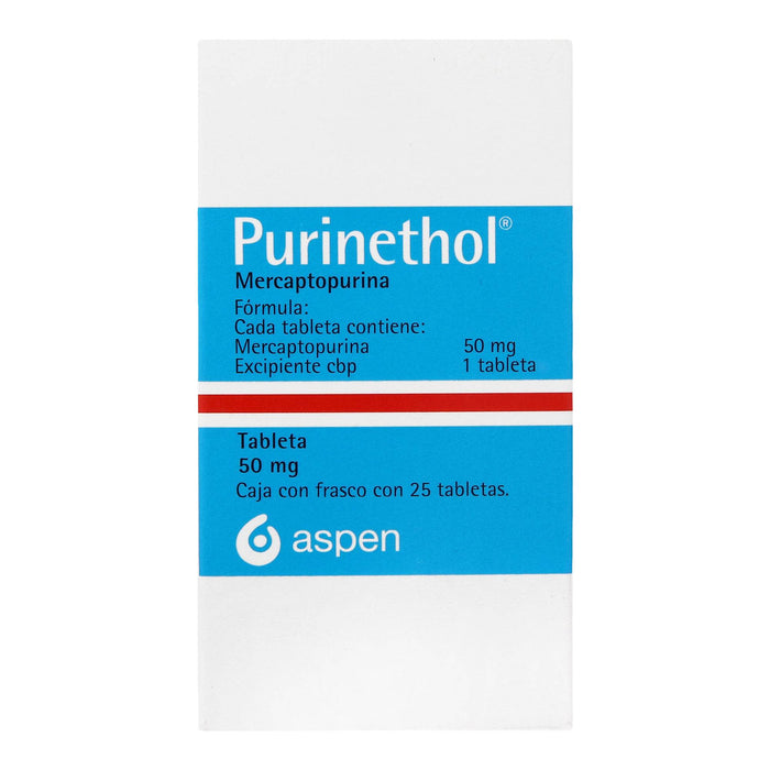 Purinethol (Mercaptopurine) Con 25 Tabletas De 50Mg - WeCare Pharma