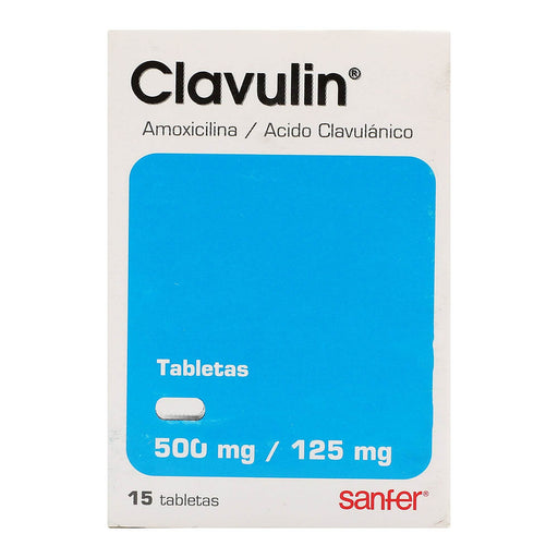 Clavulin 500Mg/125Mg Con 15 Tabletas (Amoxicilina/Acido Clavulanico) - WeCare Pharma