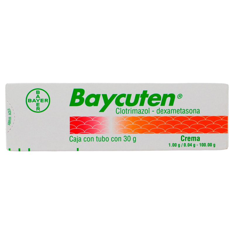 Baycuten Crema 0.04G/0.50G 30G (Clotrimazol/Dexametasona) - WeCare Pharma