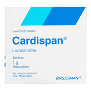 Cardispan 1G Con 20 Tabletas (Levocarnitina) - WeCare Pharma