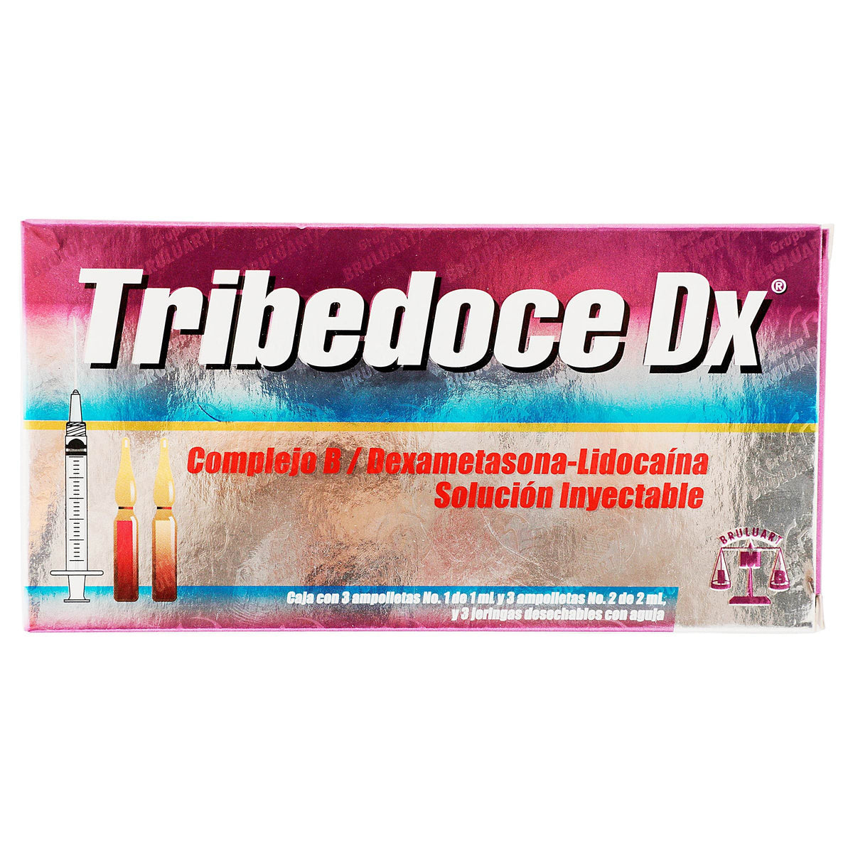 Tribedoce Dx 2Ml Con 3 Ampulas (Complejo B/Dexametasona/Lidocaina) — WeCare  Pharma