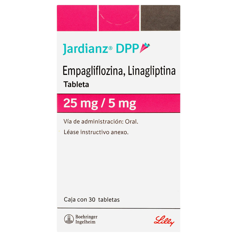 Jardianz Dpp 25Mg/5Mg Con 30 Tabletas (Empagliflozina/Linagliptina) - WeCare Pharma