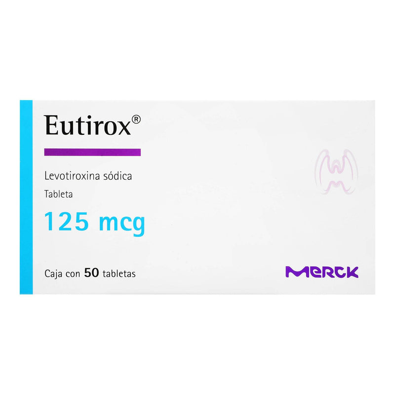 Eutirox 125Mcg Con 50 Tabletas (Levotiroxina Sodica) - WeCare Pharma