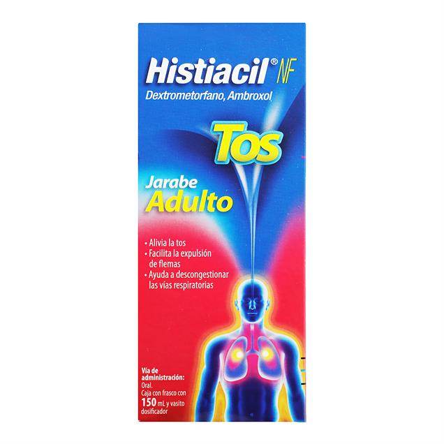 Histiacil Nf Ad Jarabe 225Mg/225Mg 150Ml (Dextrometorfano/Ambroxol) - WeCare Pharma