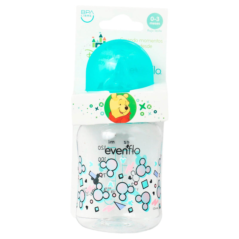 Biberon Disney Europa Flujo Lento 4Oz Evenflo - WeCare Pharma