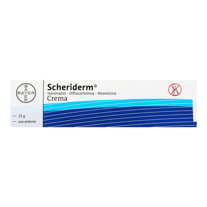 Scheriderm Crema 10Mg/1Mg/3.3Mg 15G (Isoconazol/Diflucortolona/Neomicina) 1 - 7795320050325