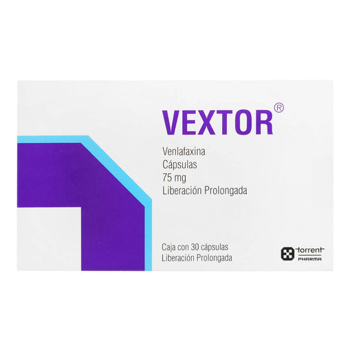 Vextor 75Mg Con 30 Capsulas (Venlafaxina) - WeCare Pharma