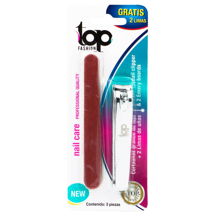 Corta Uñas C/Lima Top Fashion Con 1 - WeCare Pharma