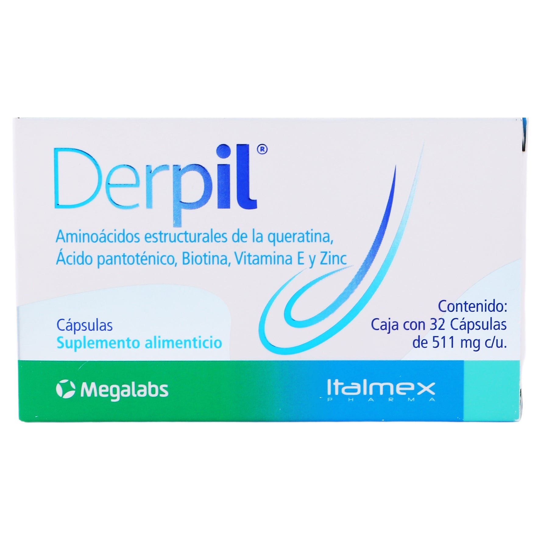 Derpil 511Mg Con 32 Capsulas (Sup Alim) 1 - 7501390914074