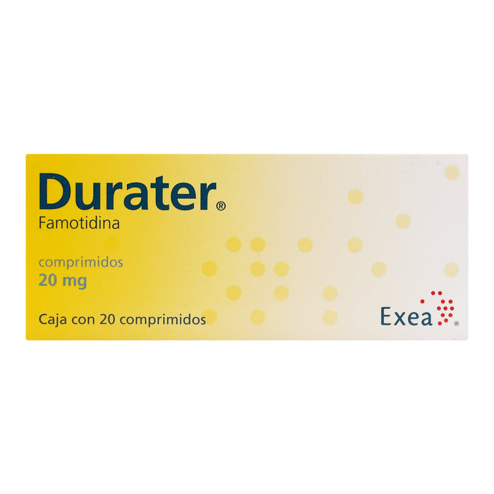 Durater 20Mg Con 20 Comprimidos (Famotidina) 1 - 7501314704620