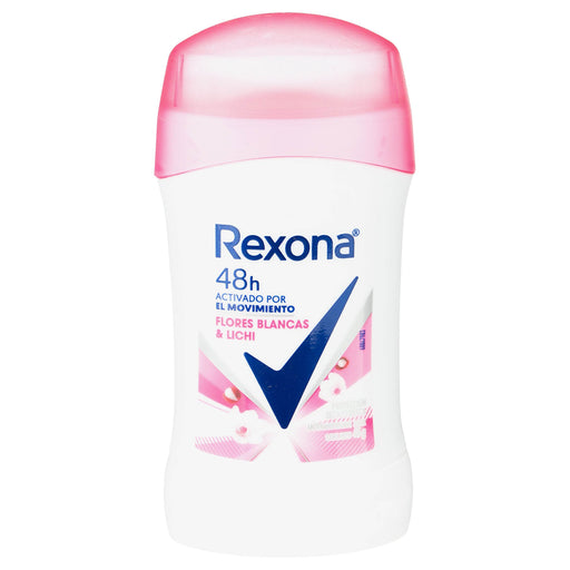Desodorante Rexona Flores Blancas 48H Stick 45G - WeCare Pharma