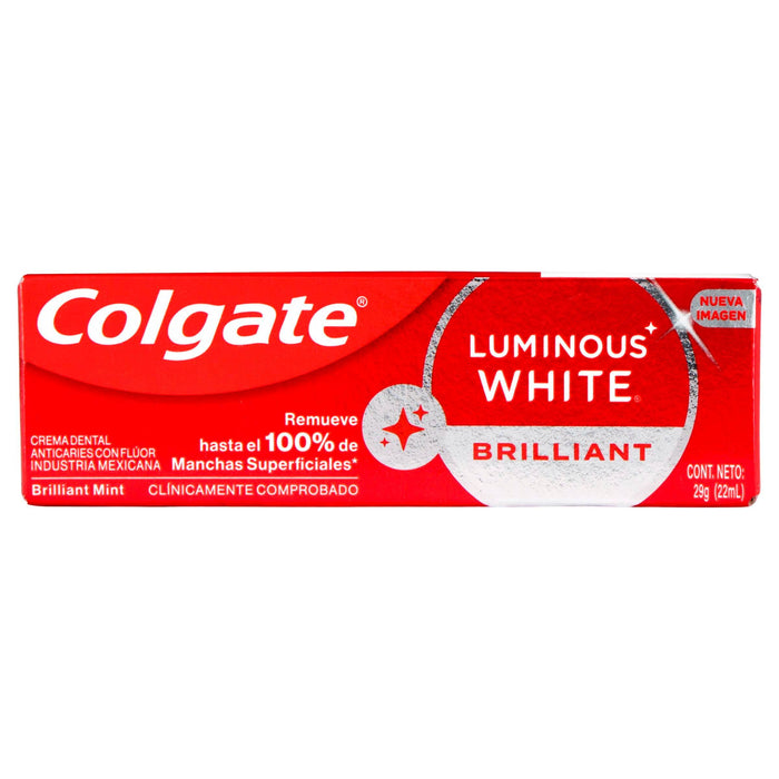 Colgate Pasta Dental Luminous White 22Ml - WeCare Pharma