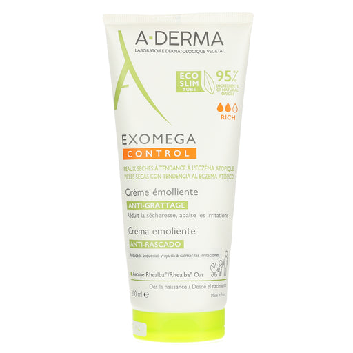 A-Derma Exomega Control Crema Emoliente 200Ml 1 - 3282770149678