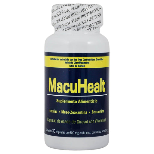 Macuhealt 600Mg Con 30 Capsulas (Luteina/Meso-Zeaxantina/Zeaxantina) - WeCare Pharma