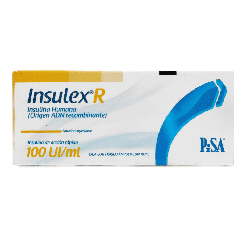Insulex R Frasco 100Unid/Ml 10Ml Con 1 Ampulas (Insulina Humana) - WeCare Pharma