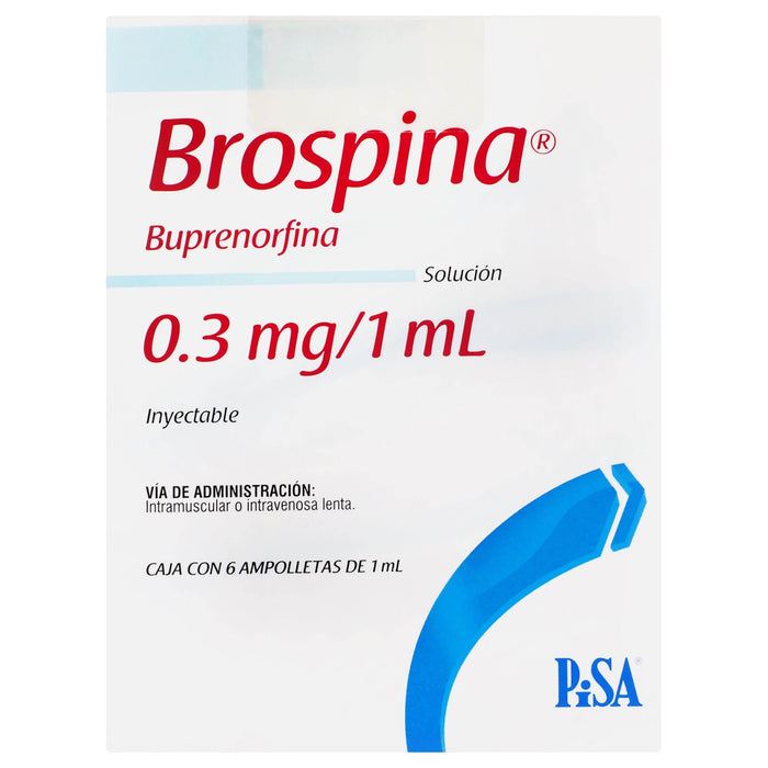 Brospina (Buprenorfina) Ampolletasolletasolletasolletas 0.3Mg/1Ml - WeCare Pharma