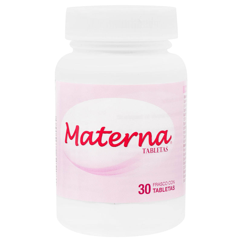 Materna Con 30 Tabletas (Multivitaminico) - WeCare Pharma