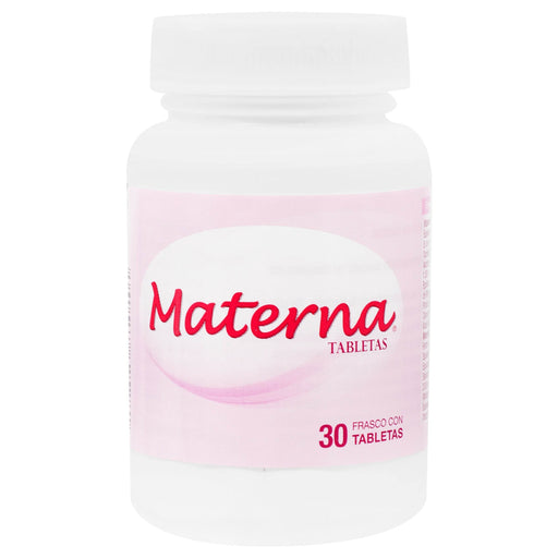 Materna Con 30 Tabletas (Multivitaminico) - WeCare Pharma