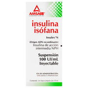Insulina Isofana Solución Inyectable 100Ui 10Ml Amsa - WeCare Pharma