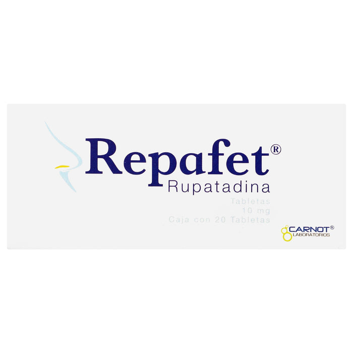 Repafet 10Mg Con 20 Tabletas (Rupatadina) - WeCare Pharma