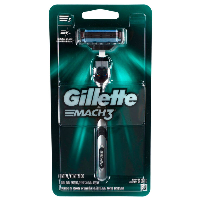 Rastrillo Gillette Mach 3 Con 1 - WeCare Pharma