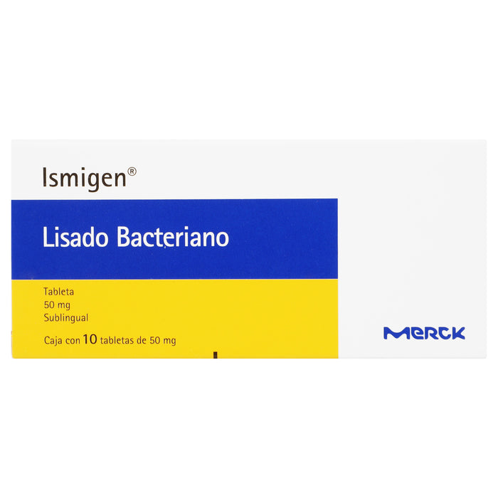 Ismigen Sl 50Mg Con 10 Tabletas (Lisados Bacterianos) 1 - 7501559601159