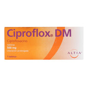 Ciproflox Dm 500Mg Con 7 Tabletas (Ciprofloxacino) - WeCare Pharma