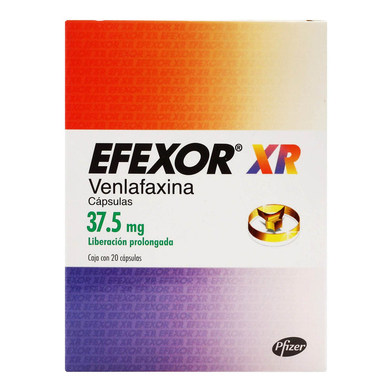 Efexor Xr 37.5Mg Con 20 Capsulas (Venlafaxina) - WeCare Pharma