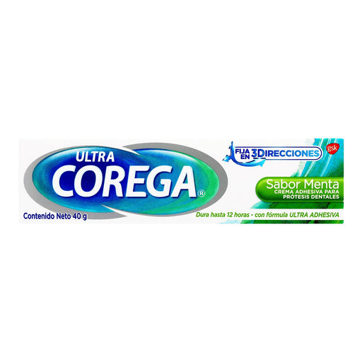 Corega Ultra Crema Adhesiva Menta 40G - WeCare Pharma
