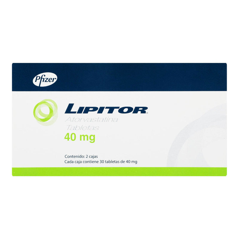 Lipitor 40Mg Con 30+30 Tabletas (Atorvastatina) - WeCare Pharma