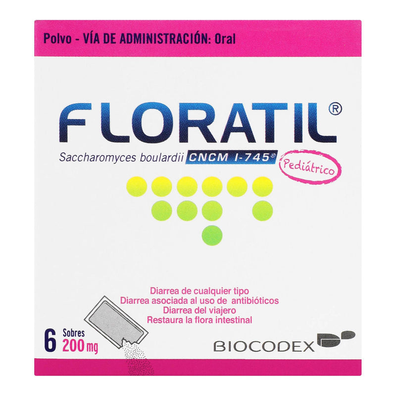 Floratil Sobres 200Mg Con 6 (Saccharomyces Boulardii) - WeCare Pharma