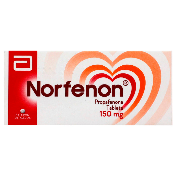 Norfenon 150Mg Con 30 Tabletas (Propafenona) 1 - 7501033923234