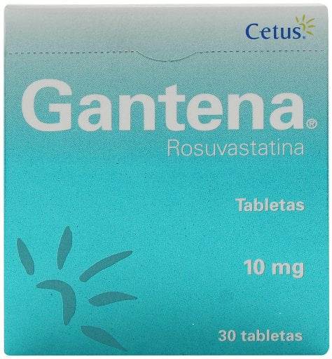 Gantena 10Mg Con 30 Tabletas (Rosuvastatina) - WeCare Pharma