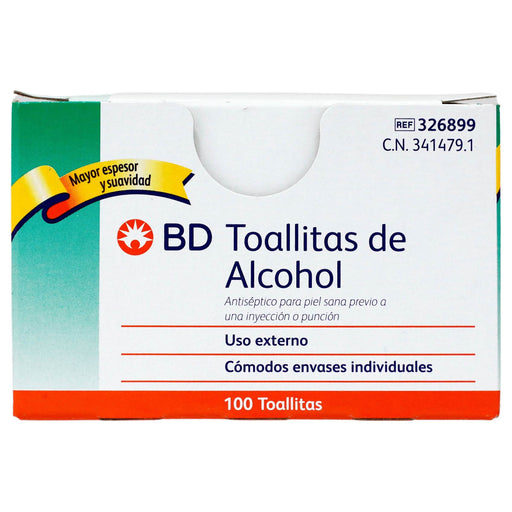 Toallitas Alcohol Bd Con 100 - WeCare Pharma