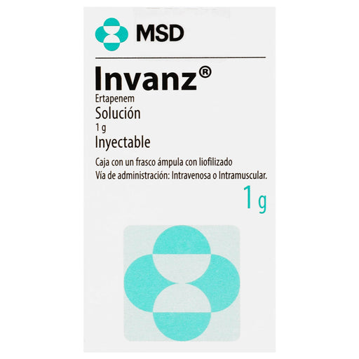 Invanz Frasco 1G Ampulas (Ertapenem) - WeCare Pharma