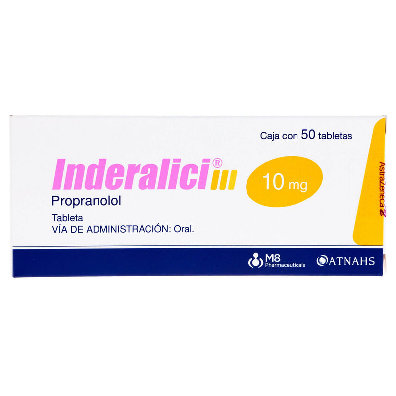 Inderalici Iii (Propranolol) Tabletas 10Mg Con 50 - WeCare Pharma