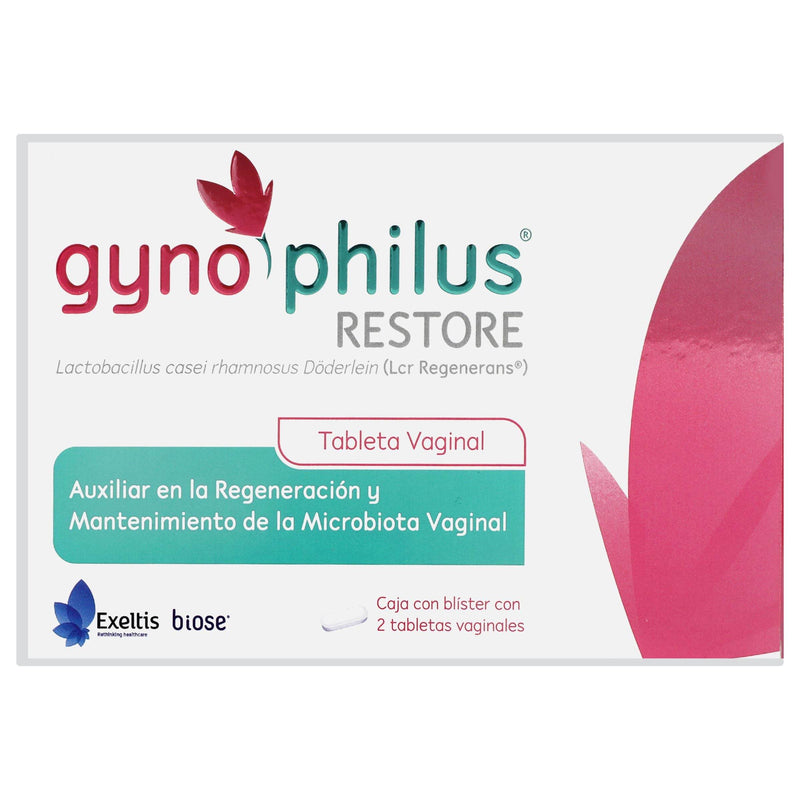 Gynophilus Restore Tabletas Vaginal Con 2 - WeCare Pharma