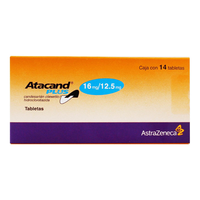 Atacand Plus 16Mg/12.5Mg Con 14 Tabletas (Candesartan/Hidroclorotiazida) - WeCare Pharma