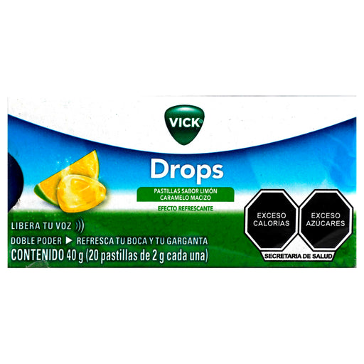 Vick Drops Pastillas 2G Con 20 Limon 2 - 7501001147587