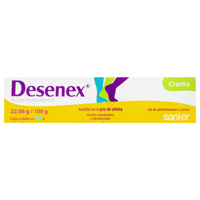 Desenex Crema 22.06G/100G Tubo 48G (ícido Undecilenico) 1 - 7501072300027