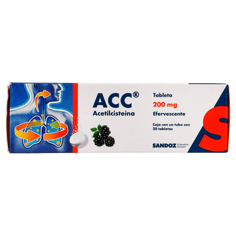 Acc Efervecente V 200Mg Con 20 Tabletas (Acetilcisteina) - WeCare Pharma