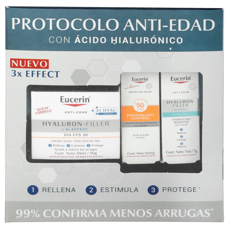 Eucerin Kit Hyaluron Filler Crema Facial Dia Fps30 - WeCare Pharma