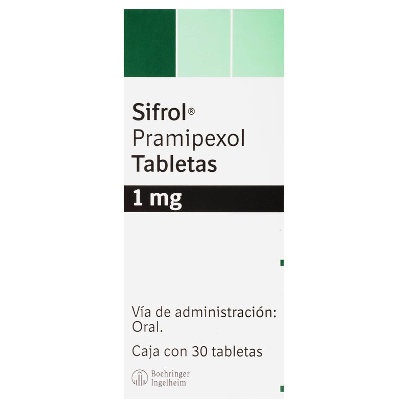 Sifrol 1Mg Con 30 Tabletas (Pramipexol) - WeCare Pharma