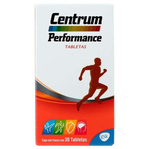 Centrum Performance Con 30 Tabletas (Multivitaminico/Complejo B/Ginkgo Biloba) - WeCare Pharma